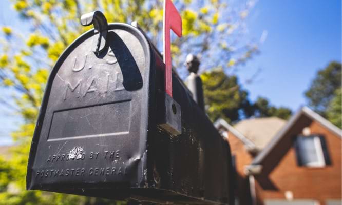 A mailbox